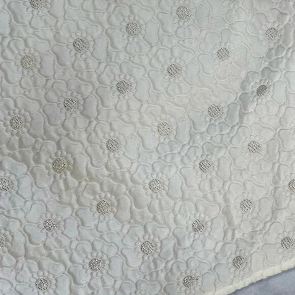 Atelier Orion Women’s Textured Flower Boxy Short Sleeve Size Large - Picture 2 of 7